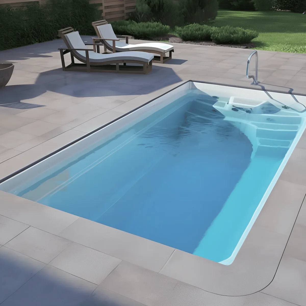 Композитный бассейн Laguna 5 — вид сверху в Жигулевске