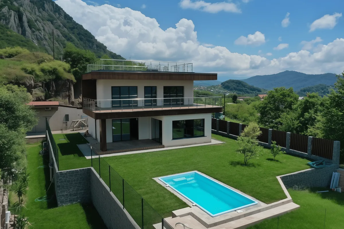 Композитный бассейн Laguna 6 — визуализация в Жигулевске