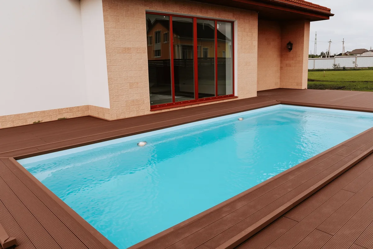 Композитный бассейн Laguna 8 — вид сверху в Жигулевске